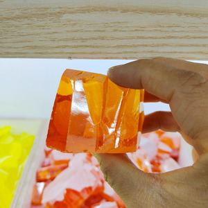 Circonia Cúbica Sintética en Bruto, Piedra Preciosa de Circonia sin Cortar, Color Papaya, Materia Prima de Circonia Cúbica para Hacer Joyas - Product Image 3