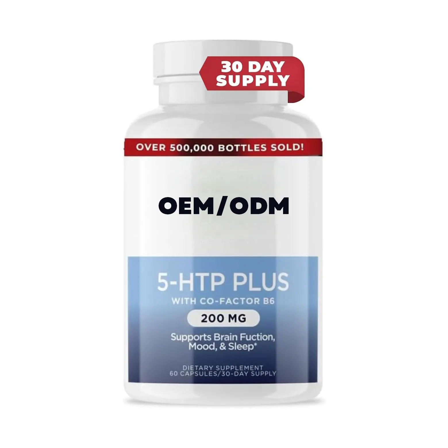 5-HTP Plus SAM-e 60 cápsulas veganas suplemento de vitamina B6 para adultos para um sono normal e saudável e bem-estar dos sentidos