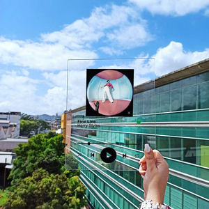 แผ่นอะคริลิคตกแต่งลายปกอัลบั้มเพลงพร้อมขาตั้งไม้  งานศิลปะส่วนตัว  ของขวัญสปอทิฟาย - Product Image 5