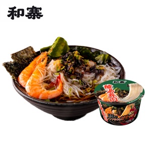 HeZhai Sour Soup Nouilles de vermicelles de patate douce instantanées, raffinées, à faible teneur en matières grasses, moelleuses, <span class=keywords><strong>mini</strong></span>-paquet pour le bureau et les voyages, prêtes en 5 minutes - Product Image 4
