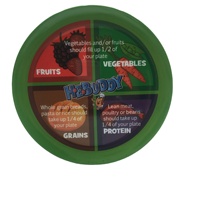 100% assiettes en plastique mélamine impression personnalisée vaisselle ronde pour Camping et équilibrage Type de plat de plat de régime