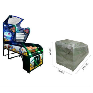 Juego de tiro Crazy Hoop, juego de habilidad de baloncesto callejero, máquina de tiro operada con monedas, máquina de baloncesto electrónica para interiores. - Product Image 3