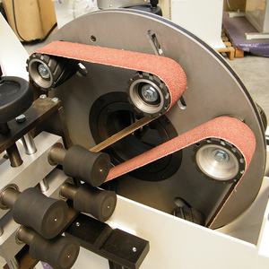 Máquina pulidora de superficies de tubos ovalados, lijadora orbital de banda <span class=keywords><strong>para</strong></span> acabado de tubos de aluminio, cepillado de tubos con acabado escarchado, velocidad variable - Product Image 5
