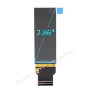 Viewing Angle Ips 2.85 inch Strip Lcd Screen SPI RGB interface 2.86 inch 376*960 Lcd Bar Type Tft Display without Touch Screen
