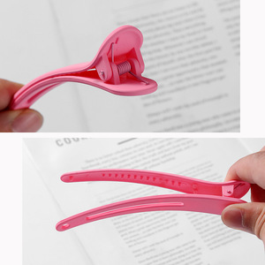 Pinza de Pelo Colorida Esmerilada Tipo Pico de Pato de 11.8 cm para Maquillaje Lateral y Flequillo, Accesorio para el Cabello para Mujer de Uso Diario - Product Image 2