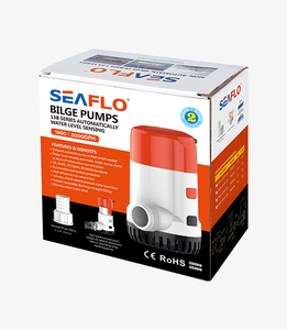 SEA FLO Nouvelle Pompe de cale électrique submersible 12V pour bateau, rotation 360°, 1500 GPH, sortie 1-1/8 (29 mm) - Product Image 3