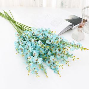 <span class=keywords><strong>Orchidée</strong></span> artificielle décorative en soie, 1 pièce, C0216, arrangement floral, jaune et blanc, <span class=keywords><strong>cymbidium</strong></span>, danse, vente en gros - Product Image 5