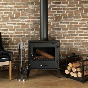 <span class=keywords><strong>Chimenea</strong></span> de hierro fundido de estilo <span class=keywords><strong>rural</strong></span> moderno para una calefacción eficiente - Product Image 1