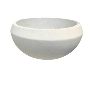Nuevos Materiales de Construcción de Piedra, Maceta Redonda de Cemento GRC, Hormigón de Alto Rendimiento Resistente a la Corrosión para Centros Comerciales y Cafeterías - Product Image 3