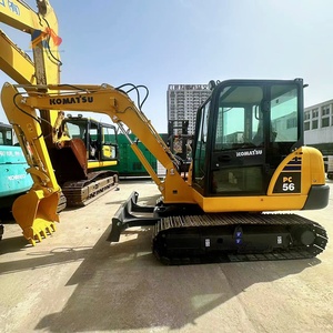 Excavatrice Komatsu PC56 d'occasion, 5,6 tonnes, modèle populaire du Japon, en bon état de marche, en stock - Product Image 1