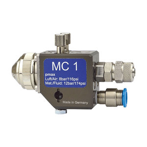 Pistola de Pulverización Krautzberger Mc 1, Presión Máxima de 12 bar, Acero Inoxidable, Neumática Profesional, Fabricada en Alemania - Product Image 5