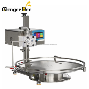 Máquina Llenadora Automática de Botellas para Líquidos Viscosos como Miel, Crema, Mermelada, Pasta y Ketchup, con Disco Rotatorio y Motor de Alta Precisión - Product Image 5