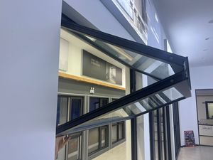 Diseño moderno Marco de aleación de aluminio Ventanas plegables Pantalla magnética Patrón de apertura vertical Cortina de persiana para diseño gráfico - Product Image 3