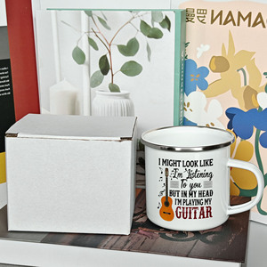 Tasse en émail style rétro pour la saison des diplômes, impression <span class=keywords><strong>de</strong></span> LOGO par transfert thermique, anti-chute, en porcelaine, pour photos <span class=keywords><strong>de</strong></span> maternelle - Product Image 3