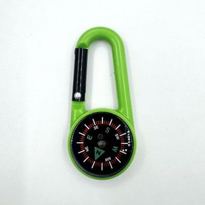 Porte-clés multifonctionnel Kango avec mousqueton et <span class=keywords><strong>boussole</strong></span> à <span class=keywords><strong>aiguille</strong></span> flottante pour la randonnée, le camping et les sports de plein air - Product Image 2