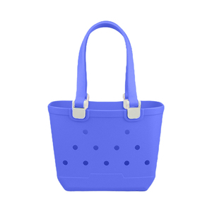 Sac fourre-tout pour enfants en EVA imperméable et lavable, couleur unie, fermeture ouverte, pour la plage et le shopping, durable - Product Image 3