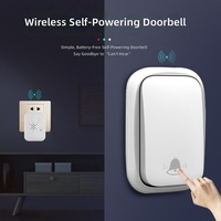Sonnette sans fil pour usage domestique, sonnette de portail alimentée par prise, dispositif d'appel pour personnes âgées, système sans fil un-à-deux, étanche IP68