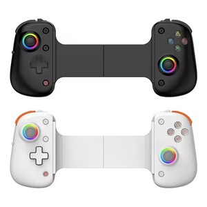 D8 Pro <span class=keywords><strong>Dual</strong></span> Game Stretch Joystick Handle <span class=keywords><strong>Controller</strong></span> para SWITCH PS4 Gamepad de transmisión ajustable con luz RGB para Android IOS - Product Image 1