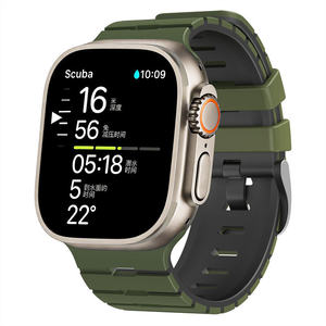 Correa Deportiva de Silicona de Dos Tonos Estilo Piano para <span class=keywords><strong>Apple</strong></span> Watch, Correa Impermeable para IWatch Ultra 49mm 46mm 45mm - Product Image 6
