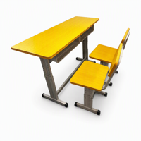 Meubles scolaires modernes, bureau et chaise pour étudiants, table d'étude pour deux personnes au Pakistan