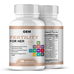 Capsules vitaminiques prénatales de soutien à la fertilité avec marque privée OEM pour femme - Product Image 2