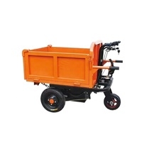 Petit chariot utilitaire, camion à benne basculante à essence et diesel, transport à trois roues pour la construction, l'agriculture, la ferme, le verger, le site d'élevage
