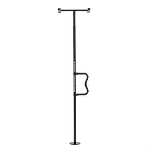 Barre de sécurité noire pour plafond, 7-10 pieds, avec poignée antidérapante, barre d'appui pour salle de bain, support de transfert du sol au plafond - Product Image 1