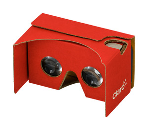 カスタム印刷された紙<span class=keywords><strong>3D</strong></span>バーチャルリアリティメガネGoogle段ボールVRガラスAndroid IOS用 - Product Image 1