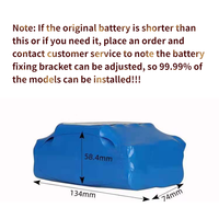 Batterie de vélo électrique 36V 4.4Ah 158.4Wh 10S2P 18650, pack de batteries à semi-conducteurs, garantie 1 an, certifiée UN38.3 CE ROHS