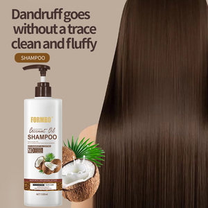 Shampoo à la noix de coco 500ml, shampooing rafraîchissant et lissant, améliore la rugosité, protège les cheveux, contrôle le sébum, hydratation, nettoyage en profondeur - Product Image 1