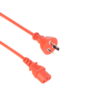Câble d'alimentation pour appareils électroménagers de haute qualité en cuivre pur C13 IEC avec prise AU IP20 250V