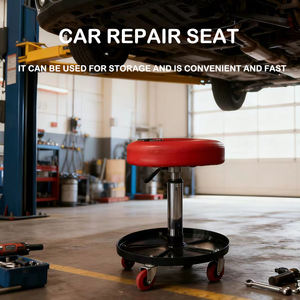 Tabouret de réparation de forme ronde tabouret de réparation automobile atelier voiture siège de <span class=keywords><strong>garage</strong></span> ascenseur réglable réparation voiture tabouret rond fabricant - Product Image 5