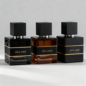 La migliore vendita di bottiglie di profumo quadrate personalizzate bottiglie di profumo di lusso vuoto nero 50Ml <span class=keywords><strong>100</strong></span> <span class=keywords><strong>Ml</strong></span> bottiglia di profumo con scatola - Product Image 3