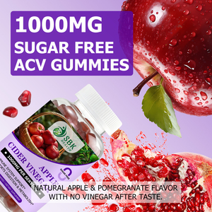Lower MOQ Fast Slimming Apple Cider Vinegar Gummies 1000mg Herbal Formula Delicious ACV Energy Support Gummies No Sugar - Product Image 5
