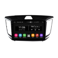 Autoradio stéréo KD-1728 10.1 pouces octa core android pour Hyundai IX25/Creta 2015-2019 carplay écran d'affichage gps navi
