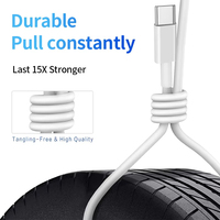 Câble de charge USB-C 20W 2026 pour appareil photo, cordon mural USB-C 60W, câble de charge rapide PD Type-C 1m pour téléphone portable 15 Pro
