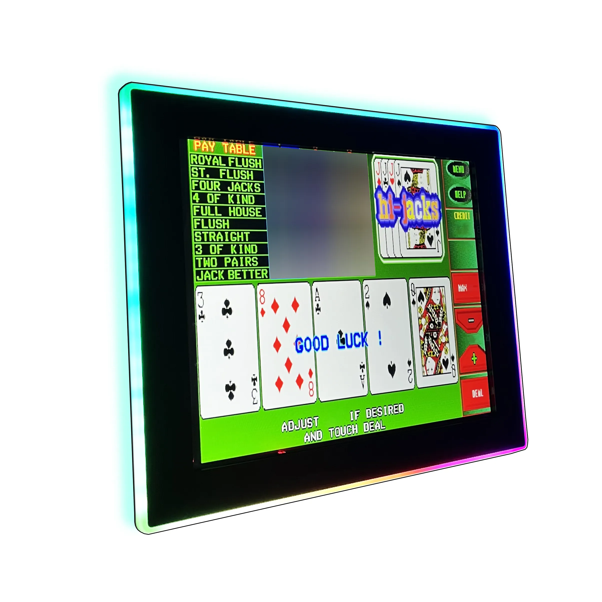 19 Inch 1920*1080 Led Ir Touchscreen Pog Game Monitor