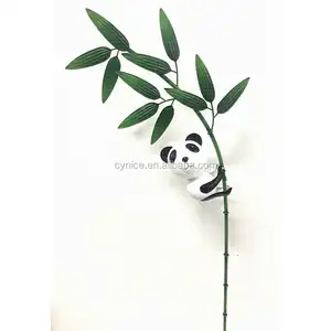 चीन प्यारा उद्यान पांडा आउटडोर पांडा सजावट हिस्सेदारी, कस्टम डिजाइन धातु पशु हिस्सेदारी पांडा उद्यान