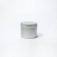 Stock de boîtes de conserve rondes en aluminium doré Pot de conserve Bocaux cosmétiques 5ml à 350ml Emballage aluminium métal aluminium
