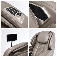 Fauteuil électrique de massage à écran LCD Airbags corporels complets Masseur zéro gravité Fauteuil de musique relaxant Hifi Bluetooth Multi fonctionnel