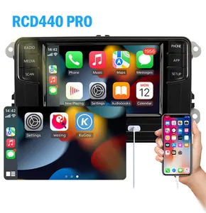 אנדרואיד אוטומטי Carplay RCD440 פרו 6RD035187B MIB רכב רדיו עבור פולקסווגן פולו פאסאט B6 B7 גולף 5 6 ג 'טה MK5 6 Tiguan CC