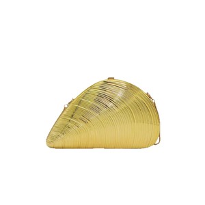 Sac de soirée en acrylique pour femme, pochette en forme de coquillage, grand format, à porter à l'épaule ou en bandoulière, collection Printemps 2025 - Product Image 5
