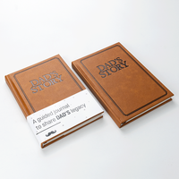 A5 Journal guidé planificateur personnalisé organisateur Agenda cuir couverture rigide Carnet de notes Service d'impression
