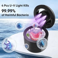 ODM UV nettoyeur à ultrasons aligneur de prothèses dentaires plateaux de blanchiment nuit dentaire bouche garde brosse à dents tête appareils de Machine