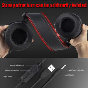 Audífonos para Juegos con Aislamiento de Ruido de 50 mm, Audífonos con Cable Elegantes <span class=keywords><strong>ONIKUMA</strong></span> K3 para PS4 - Product Image 4