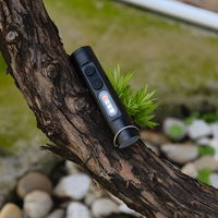 Lampe torche EDC portable COVREVYN 500LM avec logo sérigraphié pour cadeaux d'affaires, avec dispositif d'allumage remplaçable