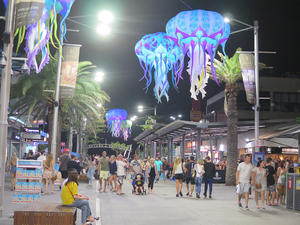 Gigante inflable colorida medusas con la iluminación de la calle decoración de fiesta - Product Image 2