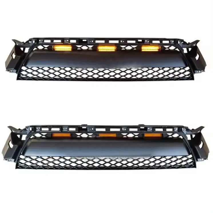 Gobison 2010-2013 aksesuarları Toyota 4runner için LED ışık ile ön tampon grille grill 2010 2011 2012 2013