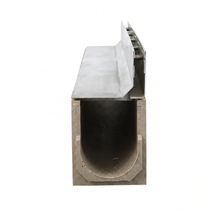 Système de drainage extérieur anti-colmatage en résine et béton avec <span class=keywords><strong>couvercle</strong></span> en acier inoxydable pour pavage de place urbaine - Product Image 3