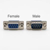 Cable de Extensión Serial RS232 DB9 Hembra a Macho de 9 Pines con Alivio de Tensión Moldeado y Conexión Directa para Equipos de Computación y PLC